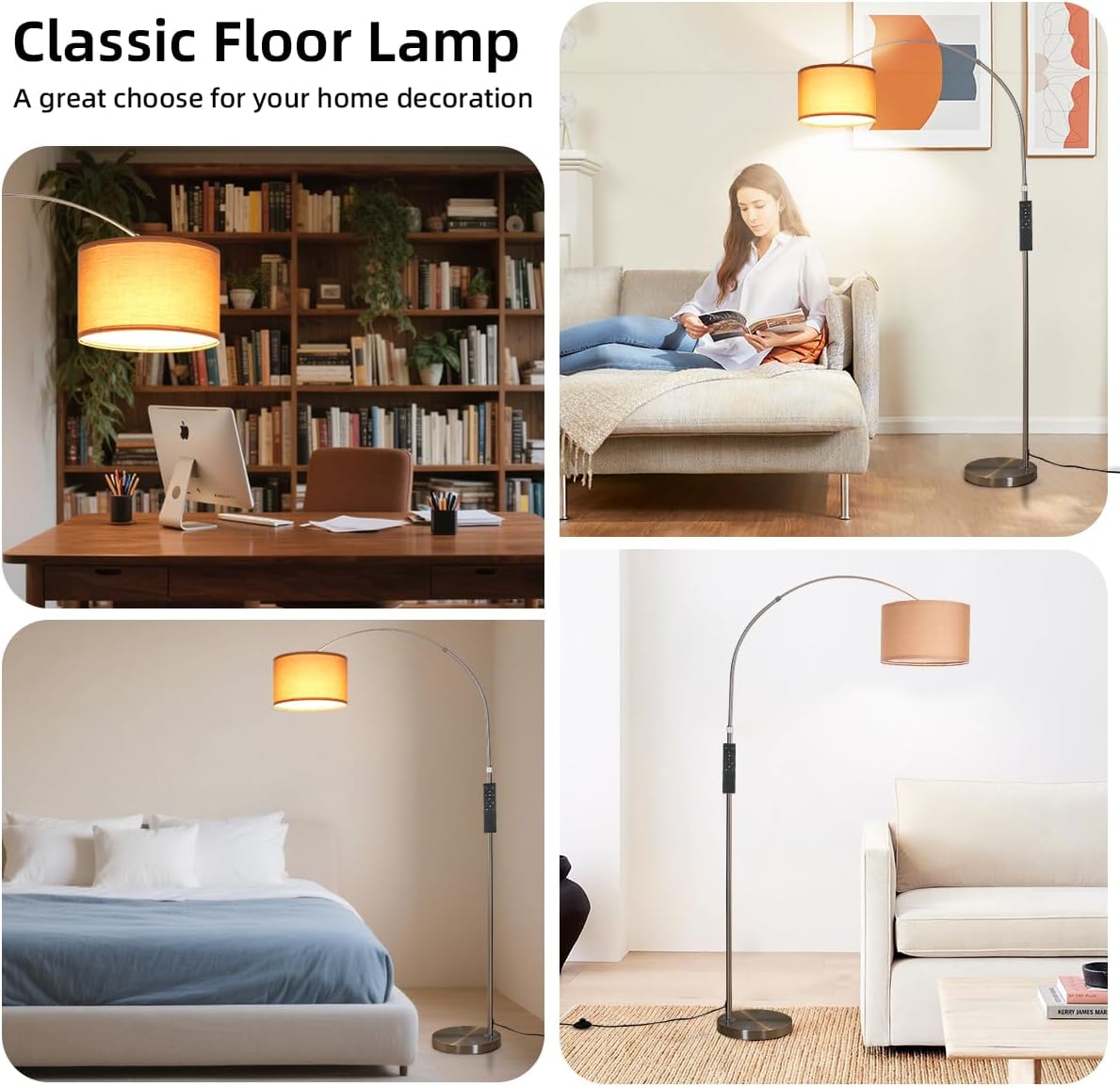 Thumbnail 5 de ANTENLICHT AURA Lampada ad arco con telecomando, dimmer e LED E27 inclusi