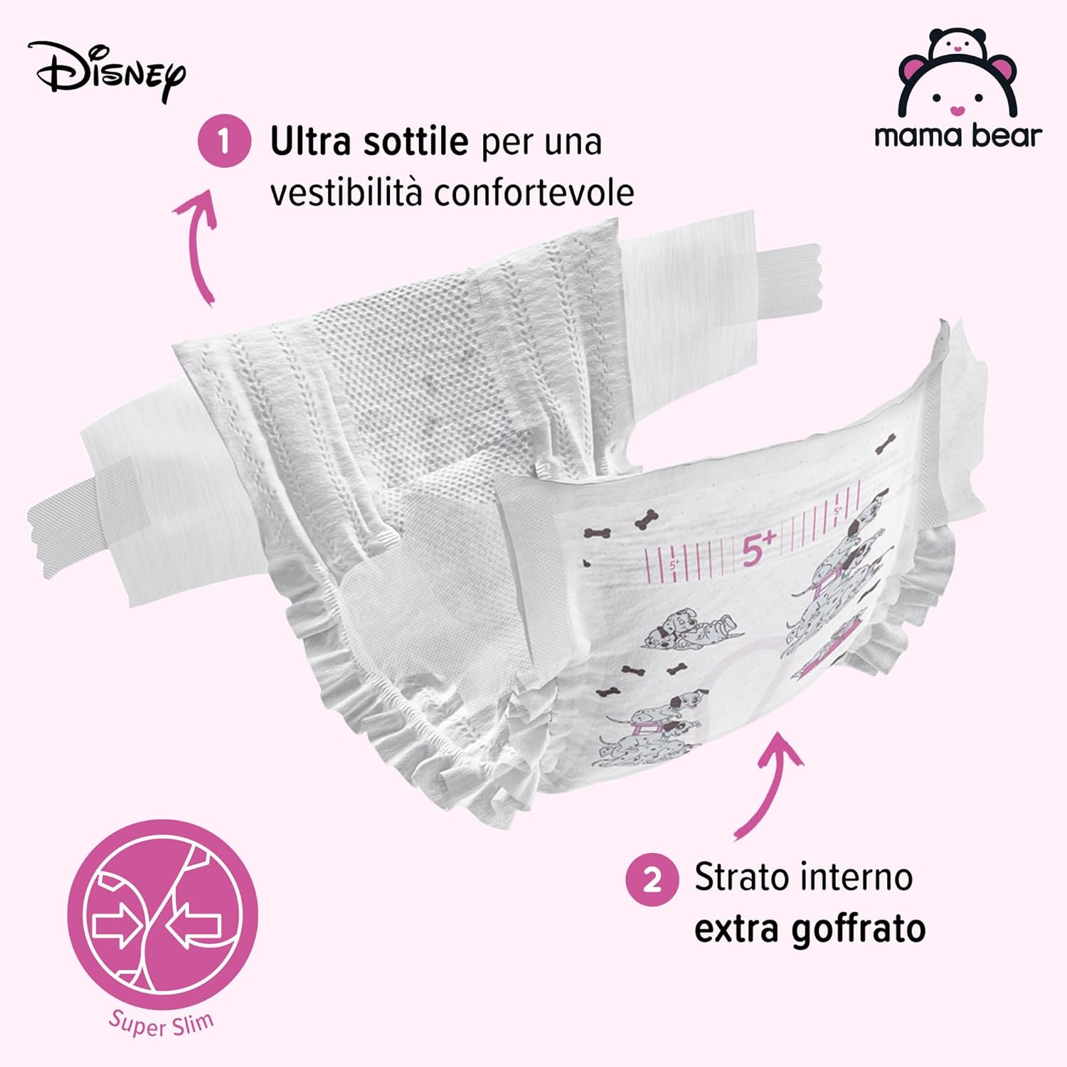 Thumbnail 1 de Mama Bear Disney Pannolini Ultra-Asciutti Taglia 5+ (11-17 kg) – 72 pezzi