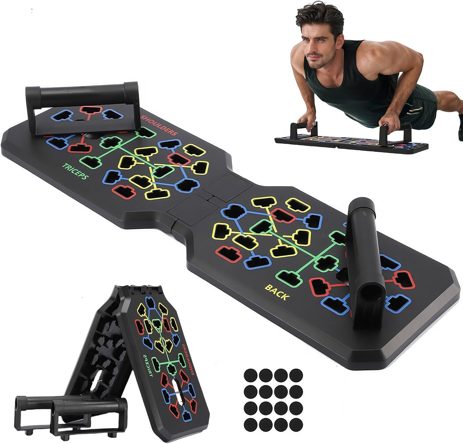 flintronic Soporte para Flexiones 12 en 1