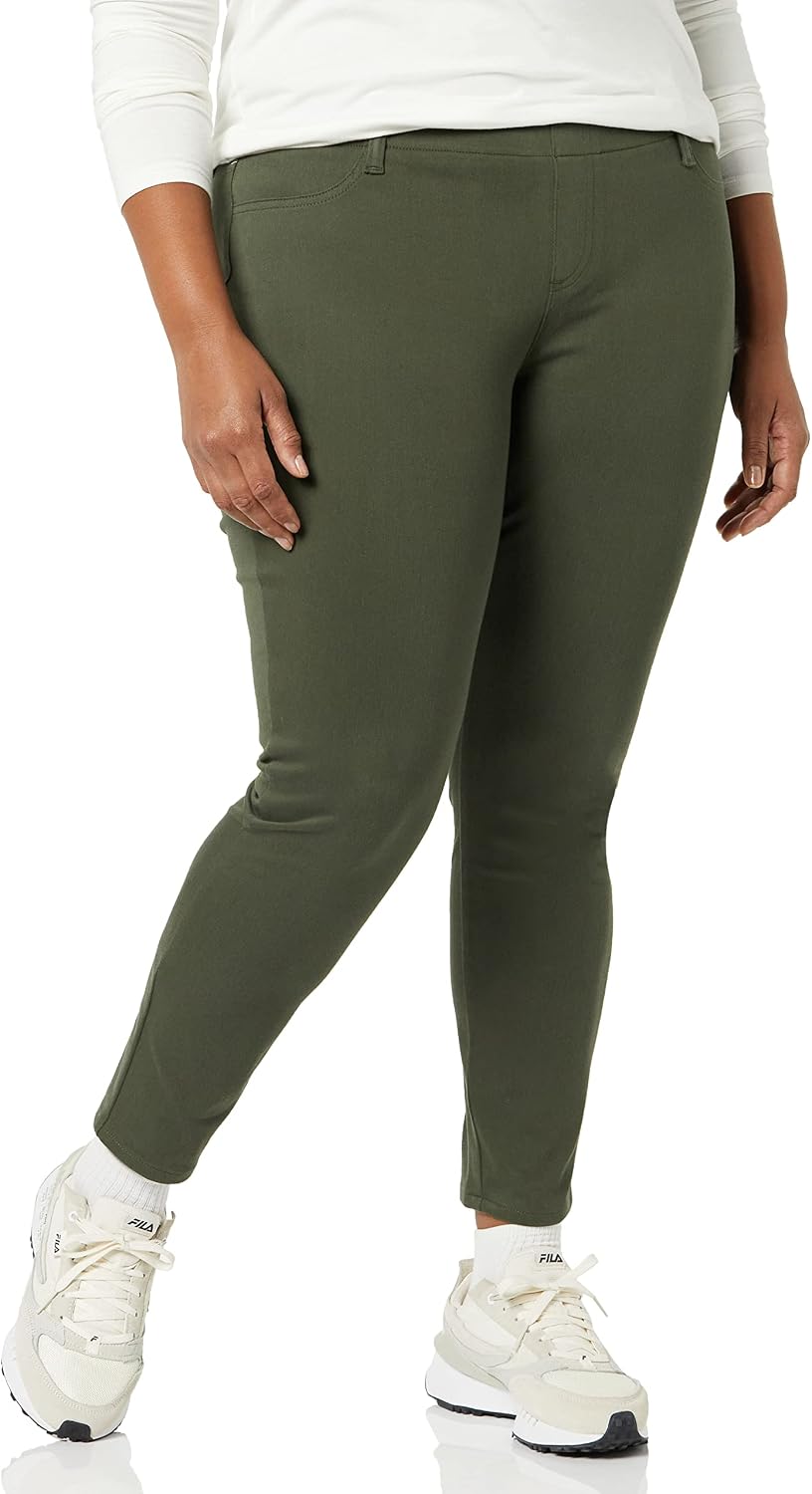 Detalle 2 de Amazon Essentials Women’s Pull-On Stretchy Knit Jegging (Plus Size available) – mid-rise skinny fit
