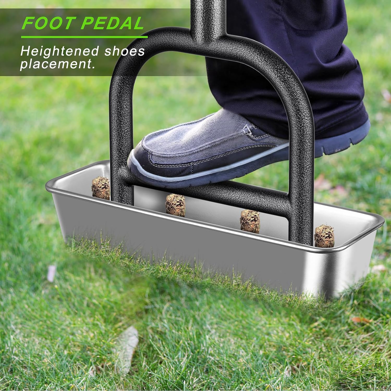 Thumbnail 4 de Dolibest Lawn Core Aerator with Hollow Tines and 93cm Reach