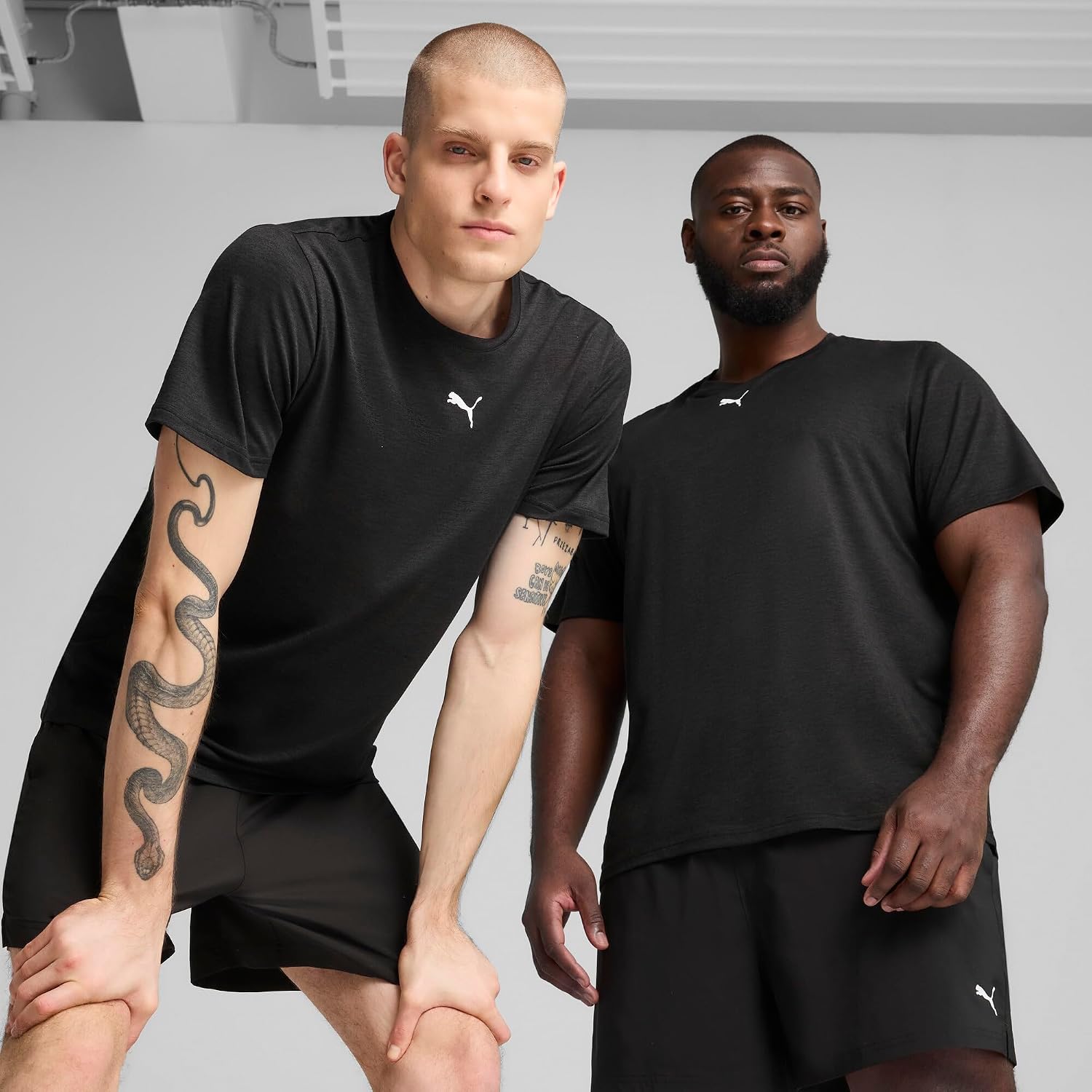 Detalle 2 de PUMA Mens TAD Essentials Heather Cat Tee