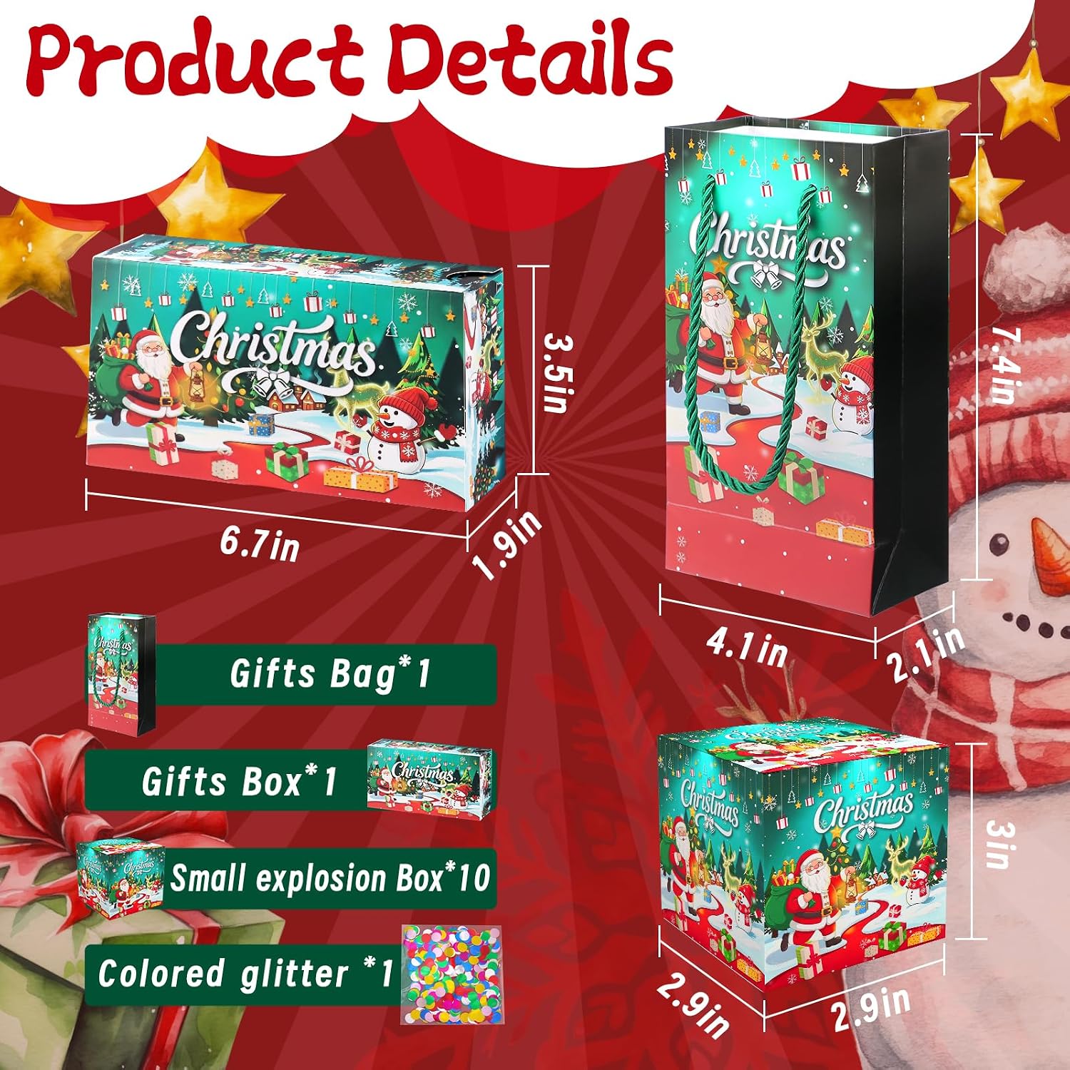Thumbnail 4 de Cow Print Pop-Up Money Gift Box