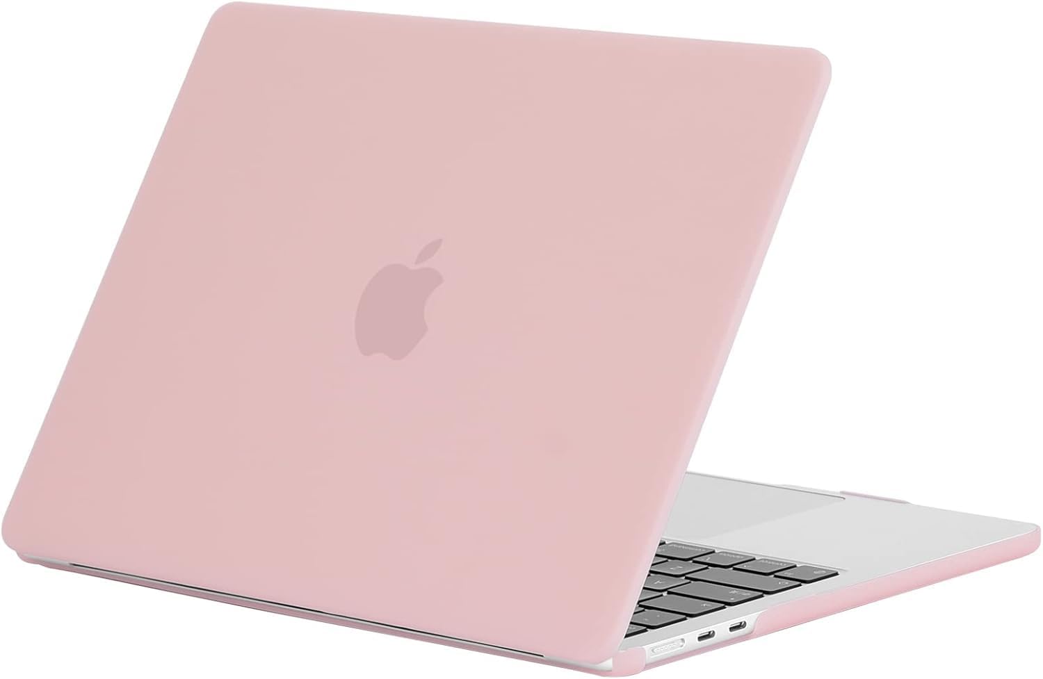 Detalle de EooCoo Hülle für MacBook Air 15 Zoll M2/M3 (A2941/A3114) – Rose, ultradünn, matte Hartschale