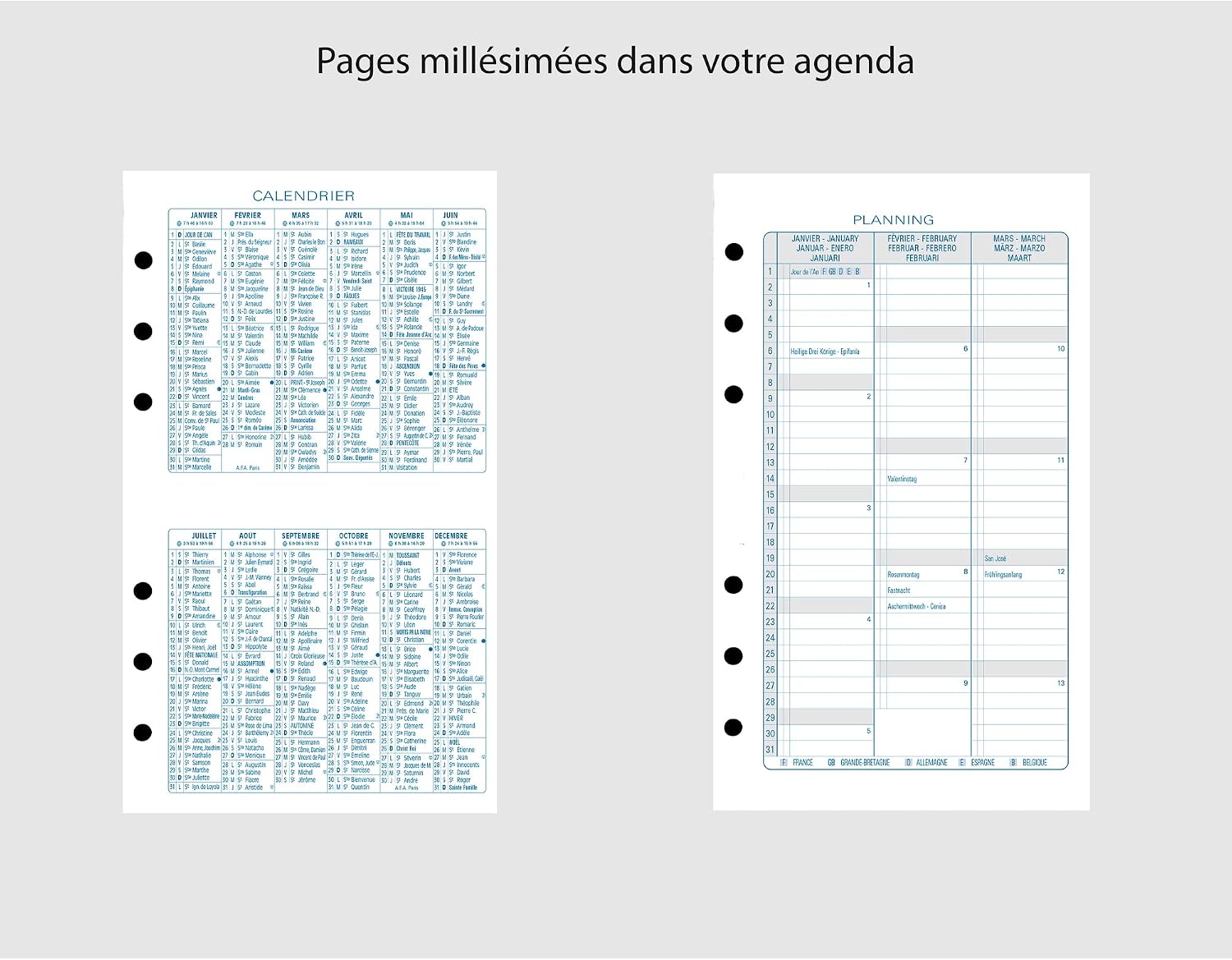 Detalle 2 de Exacompta Exatime 14 organiser 16 mois