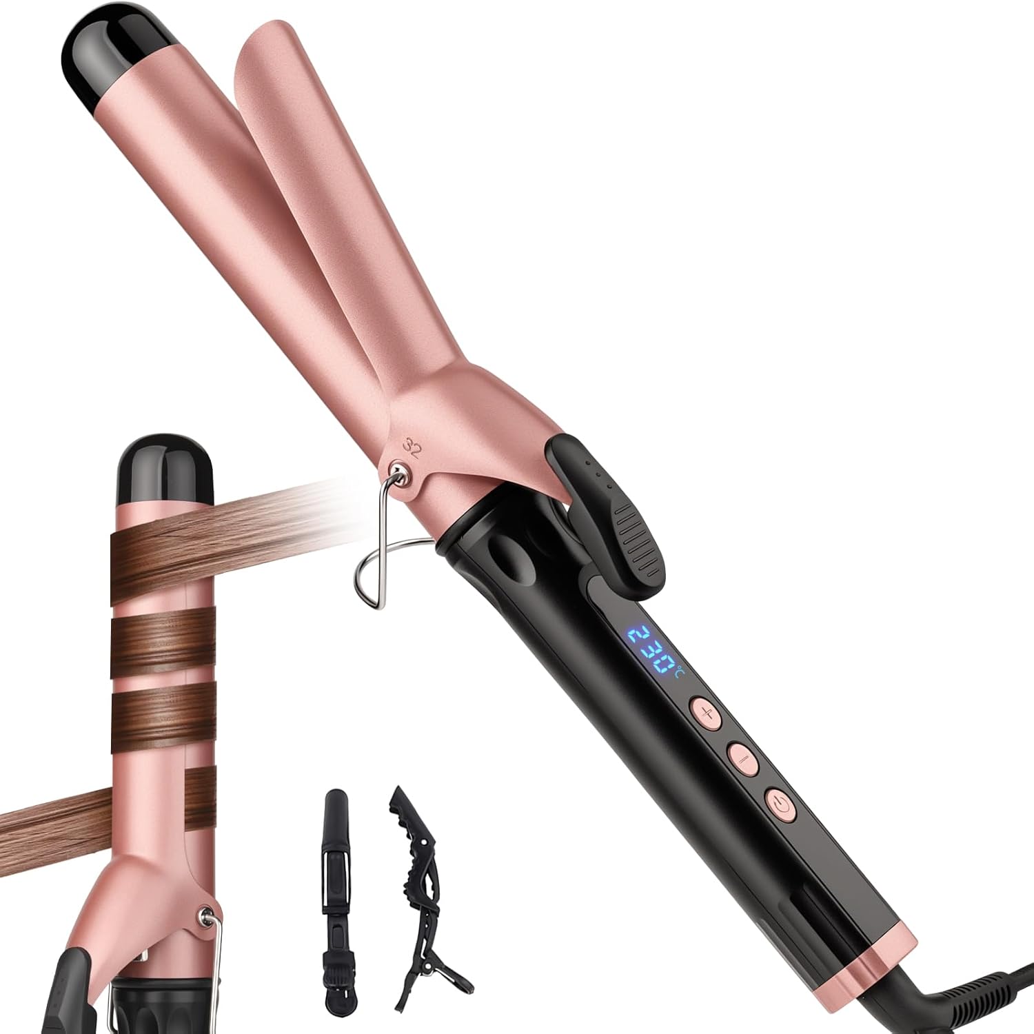 JAETON Curling Wand Hair Curler 32mm