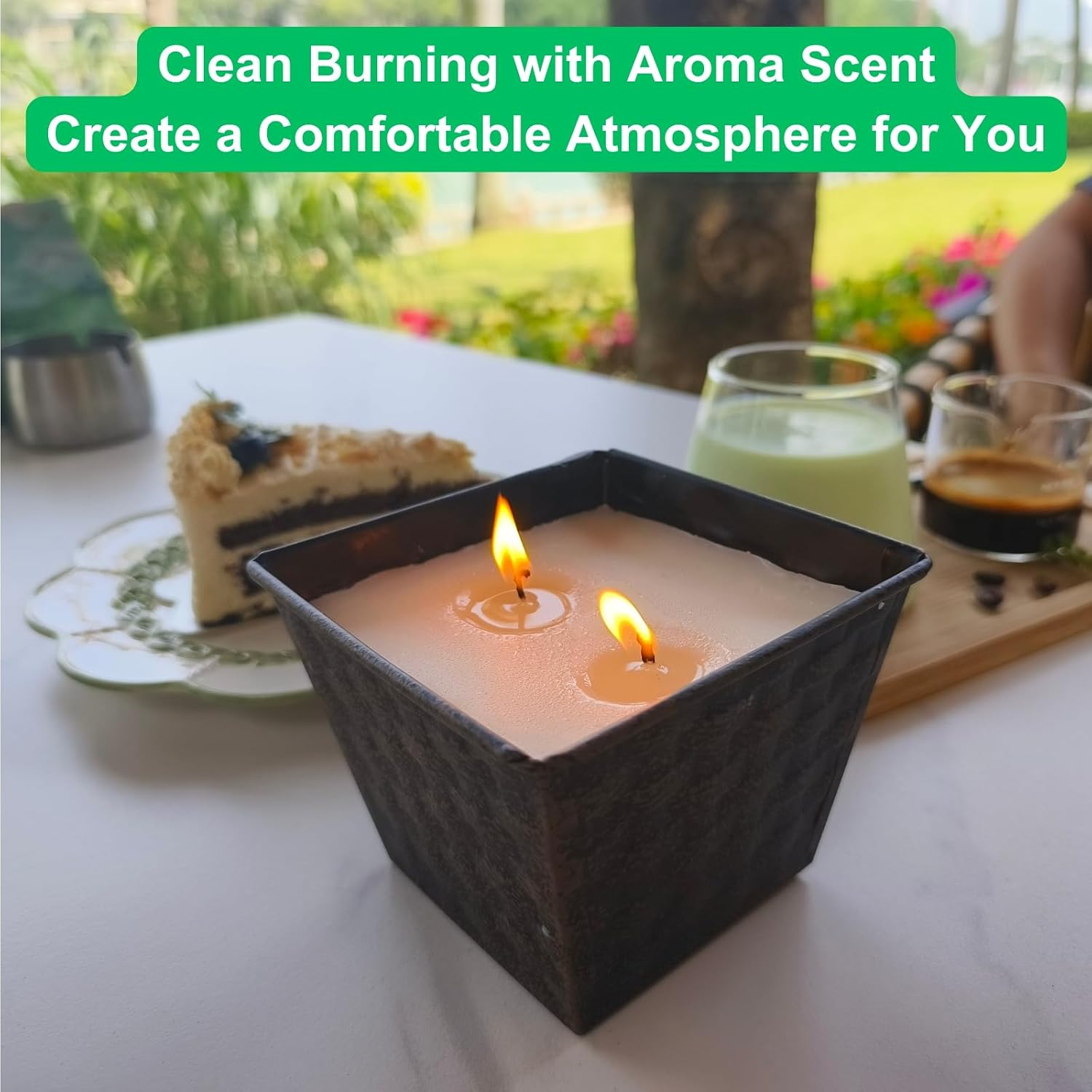 Thumbnail 5 de Lemon Eucalyptus Outdoor Candles 2 pack