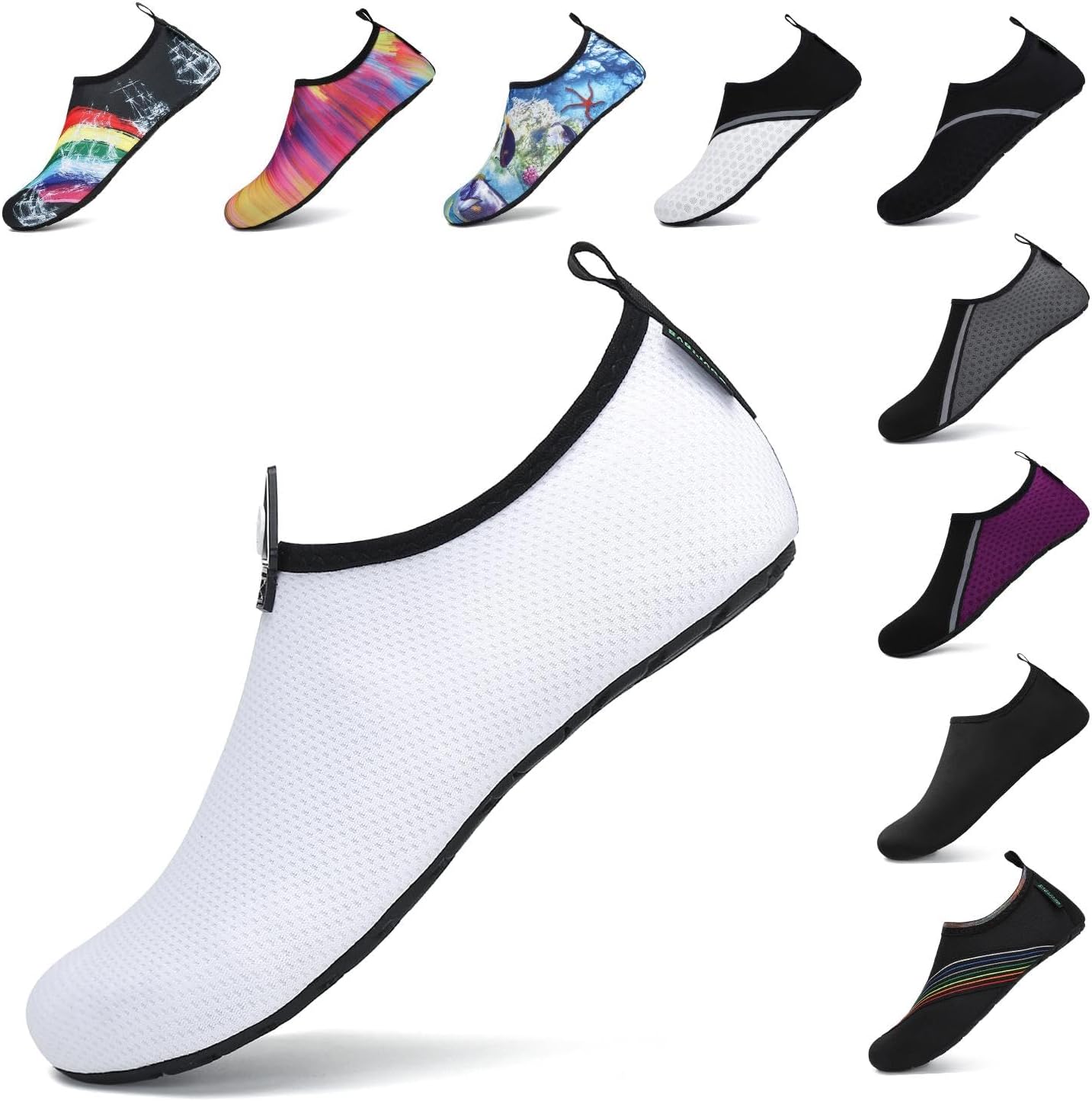 Detalle de SAGUARO Unisex Badeschuhe für Schwimmen & Strand, Schnell trocknend, 37–47 EU