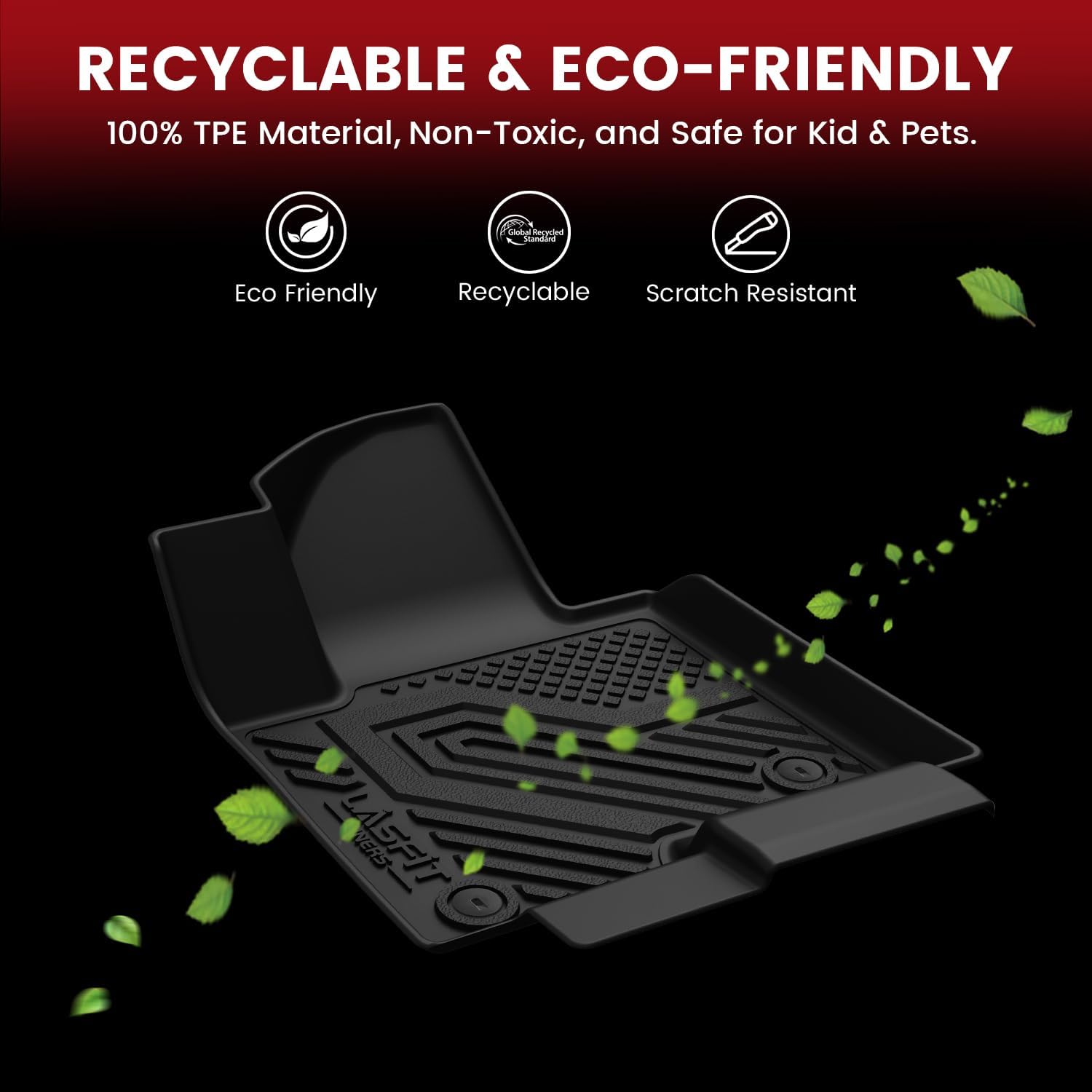 Thumbnail 6 de LASFIT Floor Mats and Cargo Liner for 8-Seat SUVs