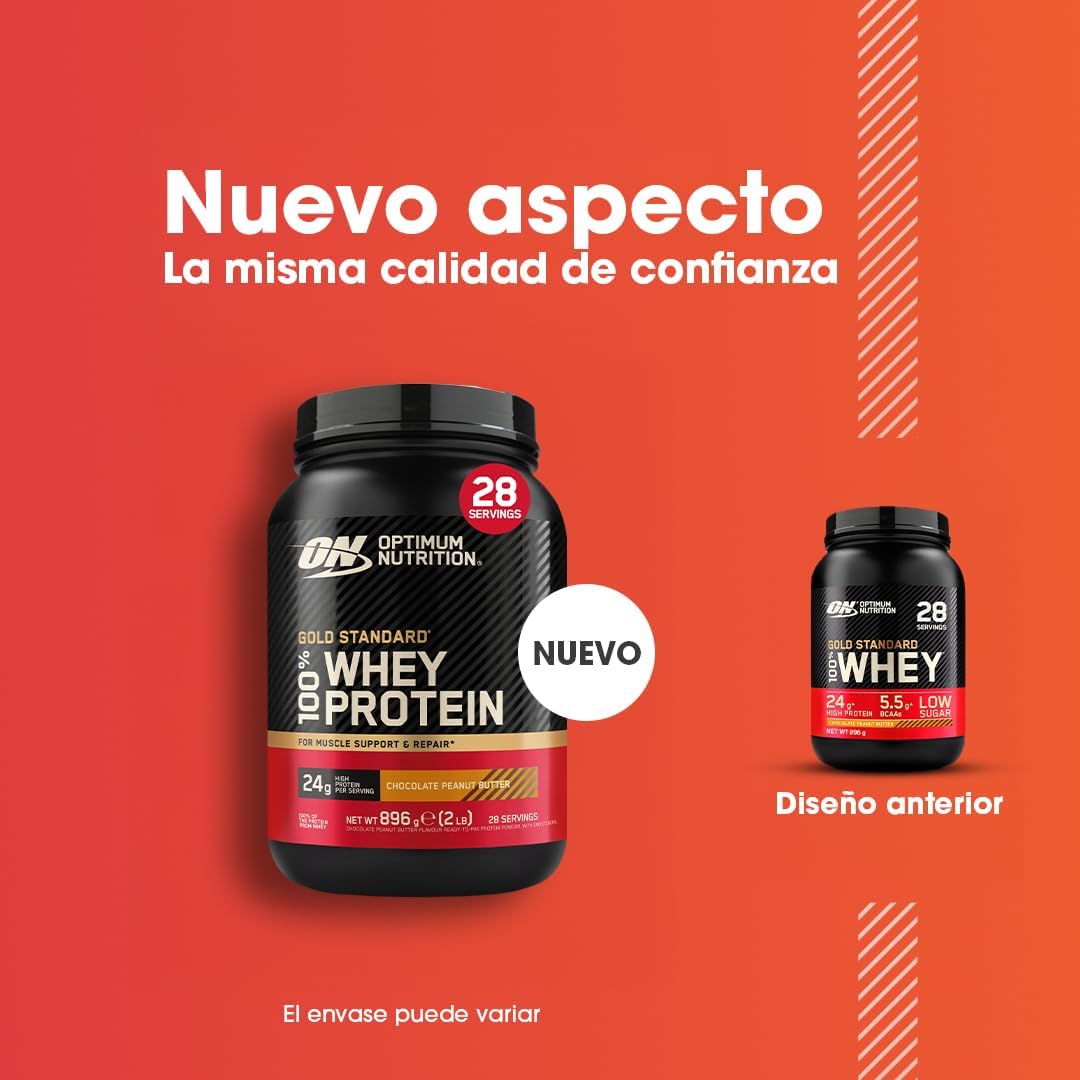 Thumbnail 1 de Optimum Nutrition Gold Standard proteína whey 896 g