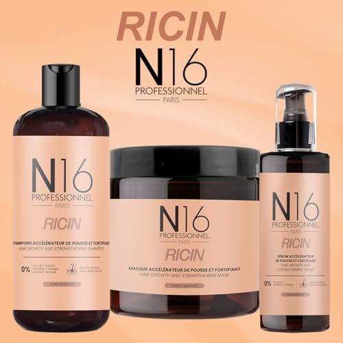 Thumbnail 5 de Shampooing Bio Ricin N16 professionnel 500 ml — accélérateur de pousse