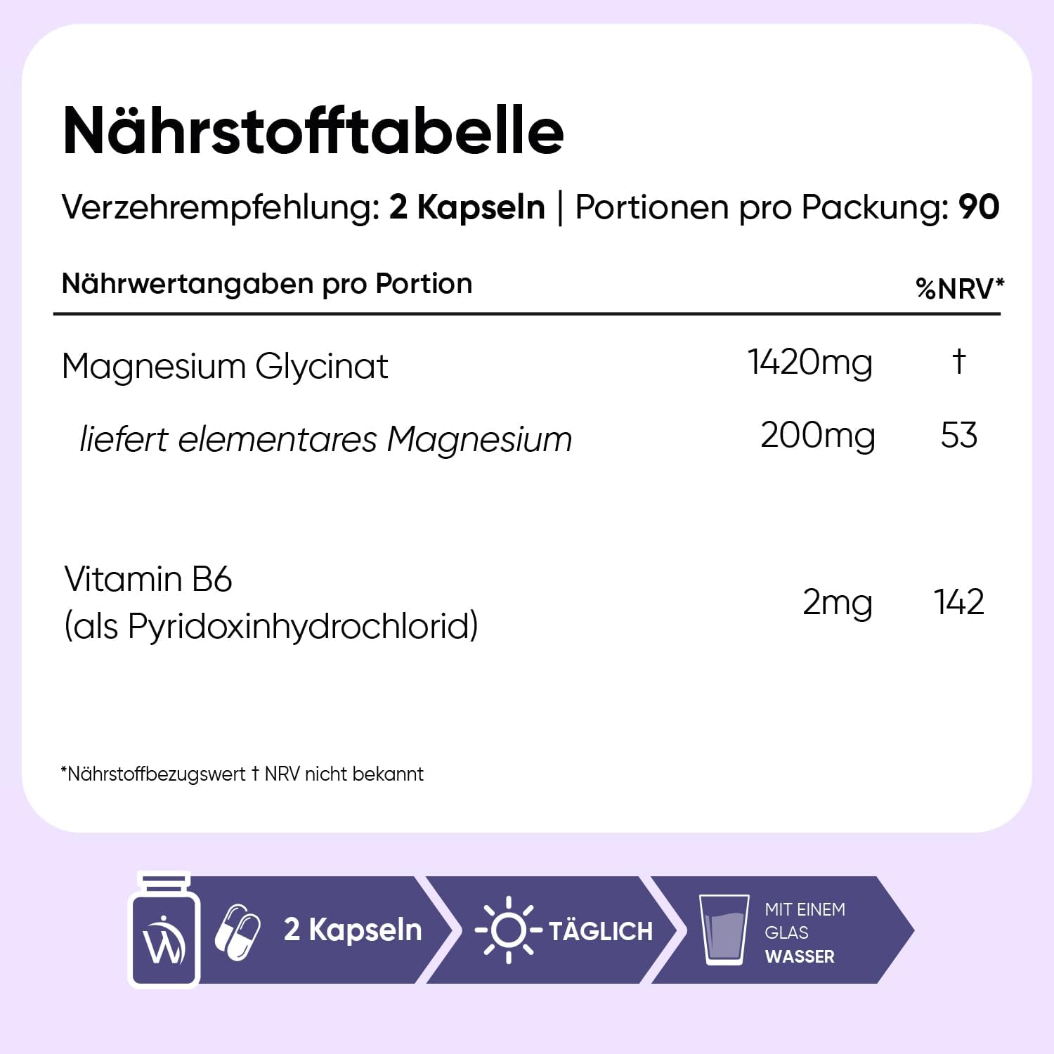 Thumbnail 2 de WeightWorld Magnesiumbisglycinat 180 Kapseln 💊
