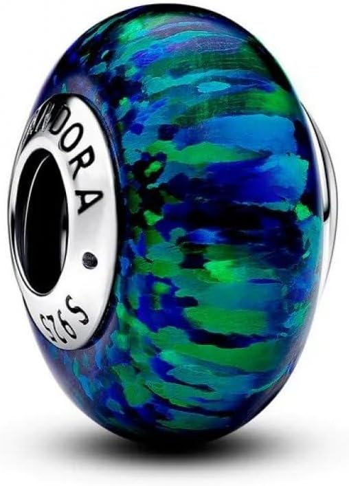 Detalle de PANDORA Moments Rosafarbenes Charm – 791691C03, kompatibel mit Moments-Armbändern