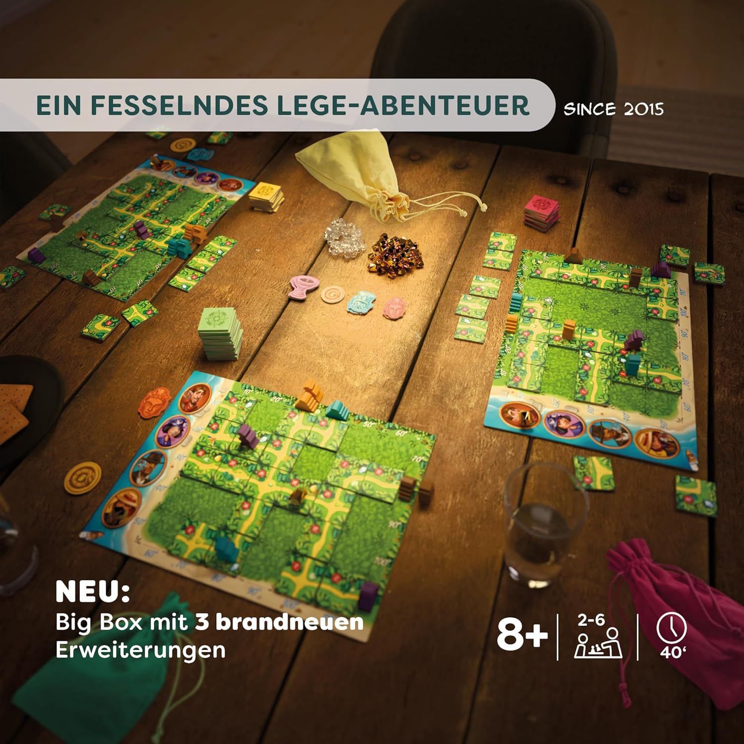 Thumbnail 2 de HABA Karuba Abenteuer-Brettspiel 2–4 Spieler