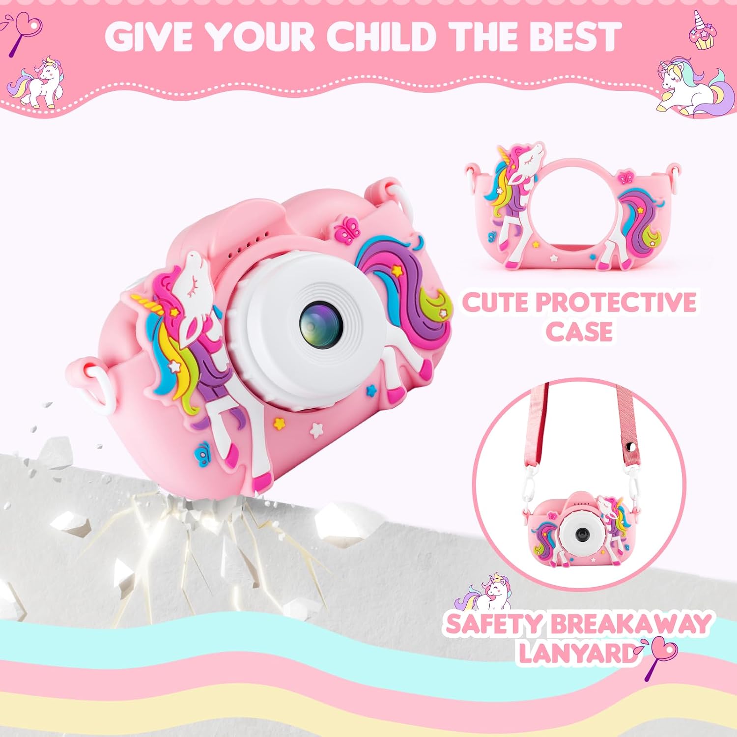 Thumbnail 6 de Kids Digital Camera with 32GB SD Card