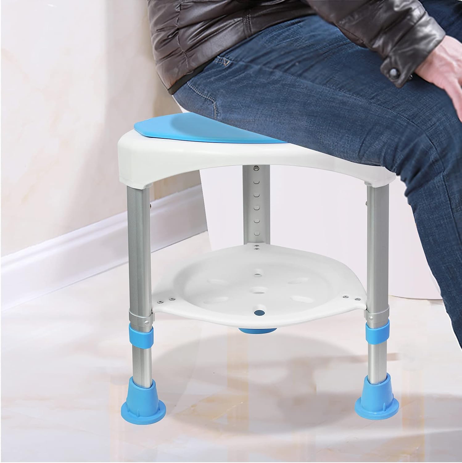 Thumbnail 6 de UISEBRT UIS-HAG1128 douchestoel, 360° draaibaar en verstelbaar van 45 tot 57 cm