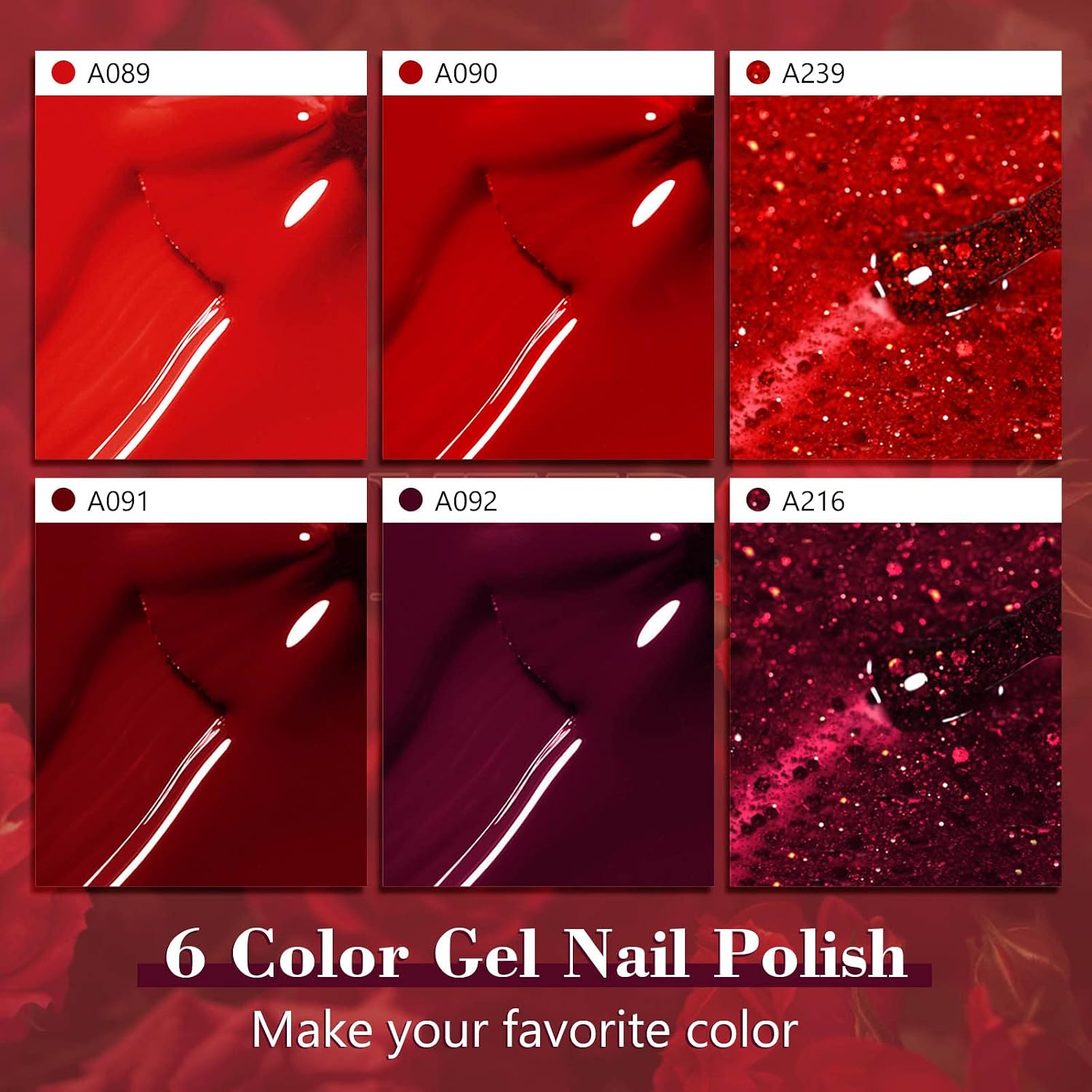 Thumbnail 1 de Shining She Gel Nagellack 8ML Set 💅
