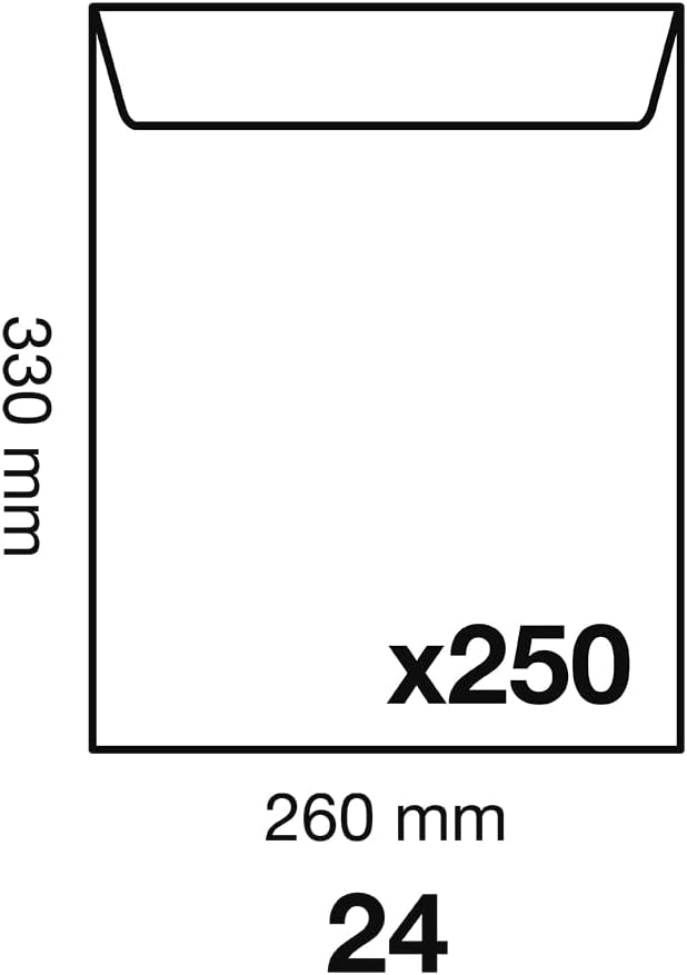 Thumbnail 2 de Clairefontaine 754C – Pochettes Kraft Milleraiés Brun 24-260x330 mm, 90 g/m², 250 unités