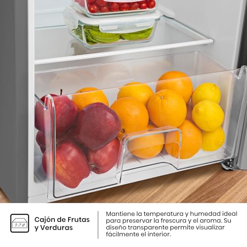 Detalle de Hisense RR220D4BDE: Frigorífico 1 Puerta 165 L, Inox, con Cycle Defrost
