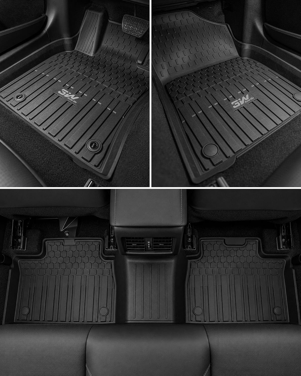 Thumbnail 2 de 3W Custom Fit All-Weather Floor Mats & Cargo Liner for Toyota Camry 2025–2026