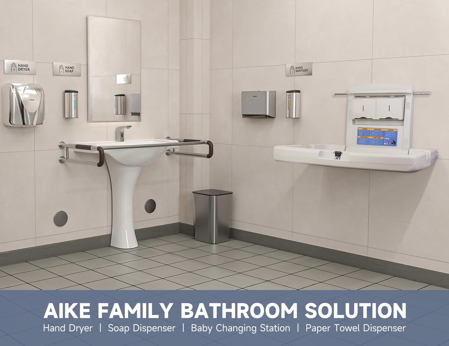 Thumbnail 3 de AIKE Baby Changing Unit Horizontal foldable 1 – Baby changing station 👶🏻