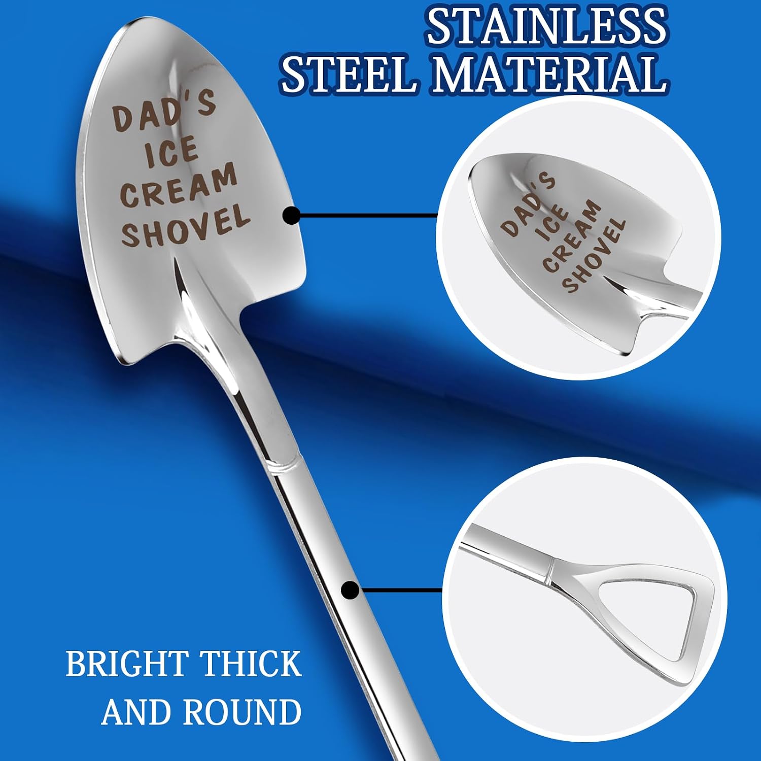 Thumbnail 3 de Stainless Steel Ice Cream Spoon