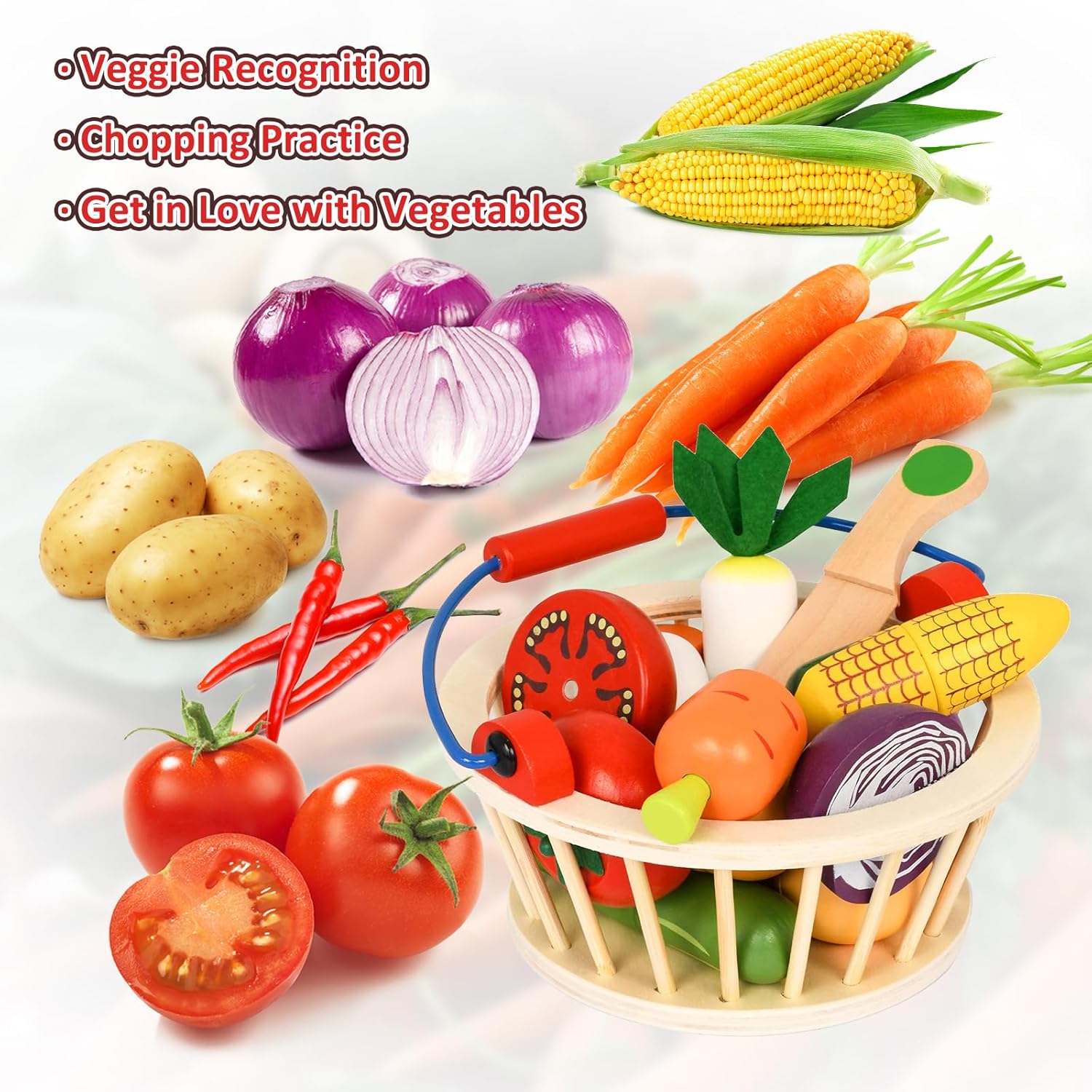 Thumbnail 3 de Smartwo Holz Gemüse-Spielset