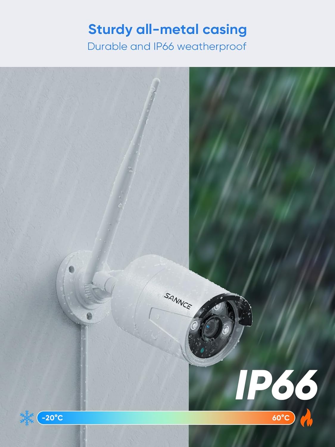 Thumbnail 6 de SANNCE Wireless CCTV Camera System 8+2CH 5MP NVR with 3MP Outdoor Cameras