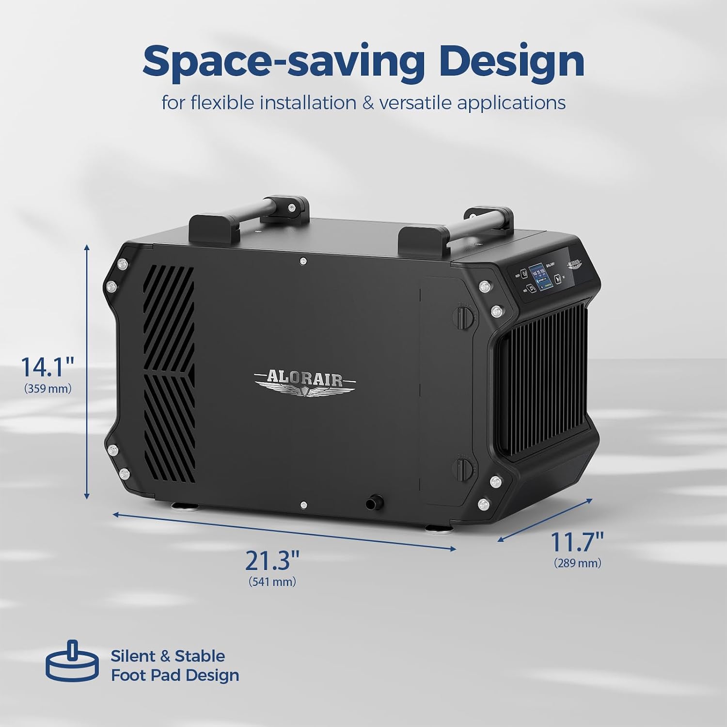 Detalle 1 de ALORAIR Galaxy 60 Crawl Space Dehumidifier, 145 PPD, 1,800 sq. ft.