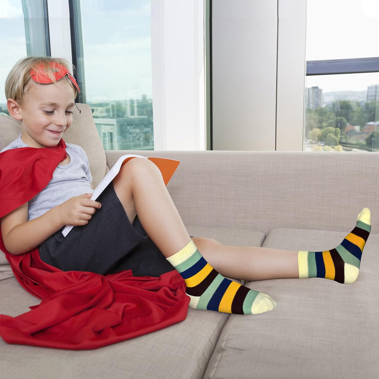 Thumbnail 1 de GENTABY Boys Cotton Socks 10 Pack
