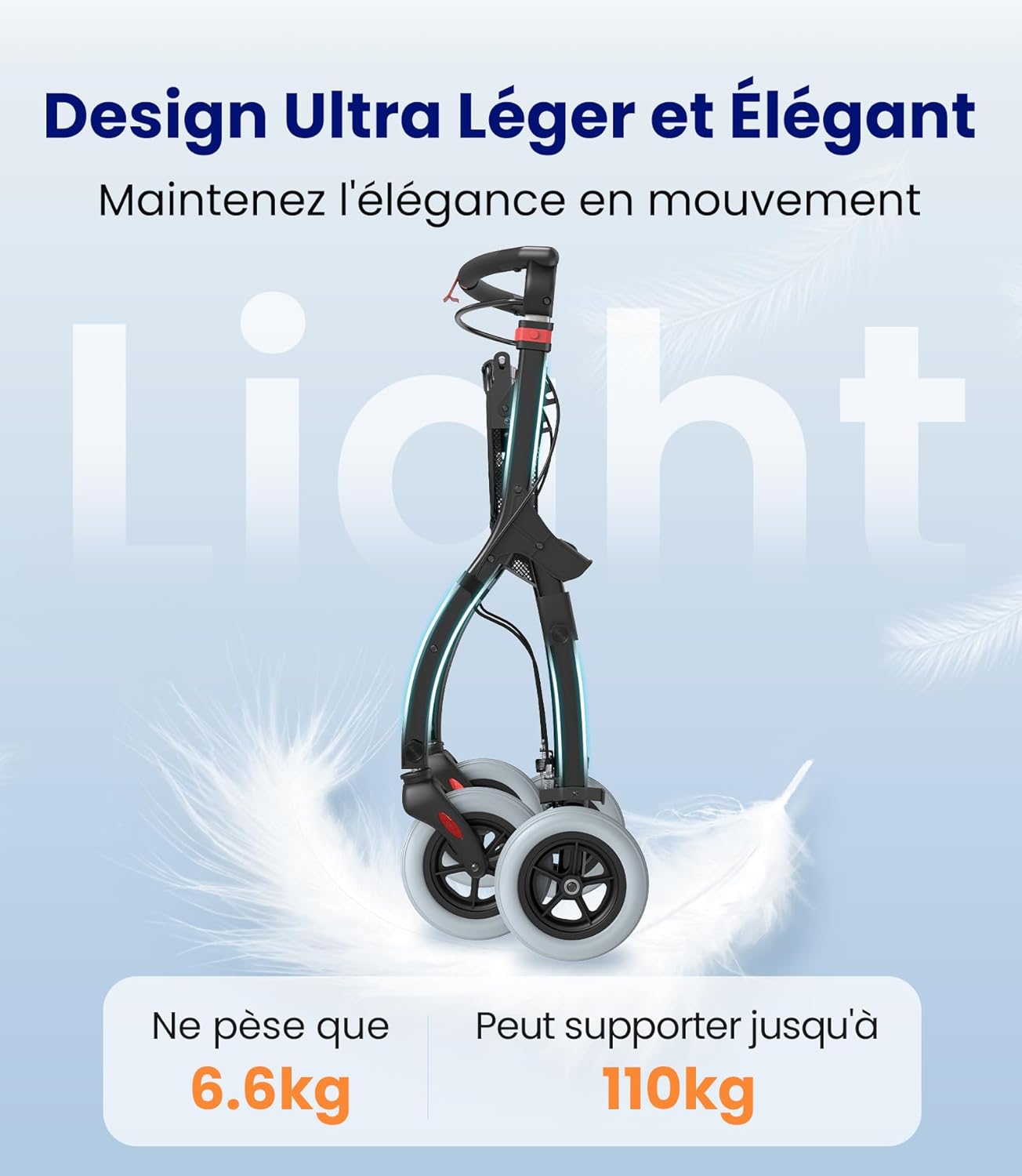 Thumbnail 3 de VOCIC Z32 Déambulateur étroit pour appartement