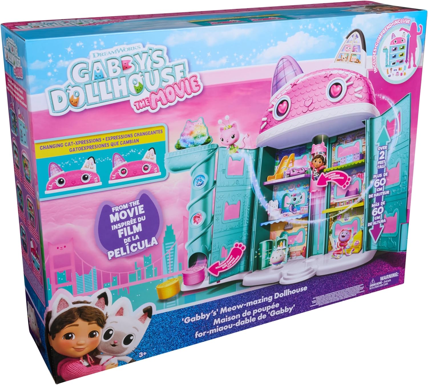 Detalle 2 de Gabby’s Dollhouse Meow-Mazing Dollhouse 1:12