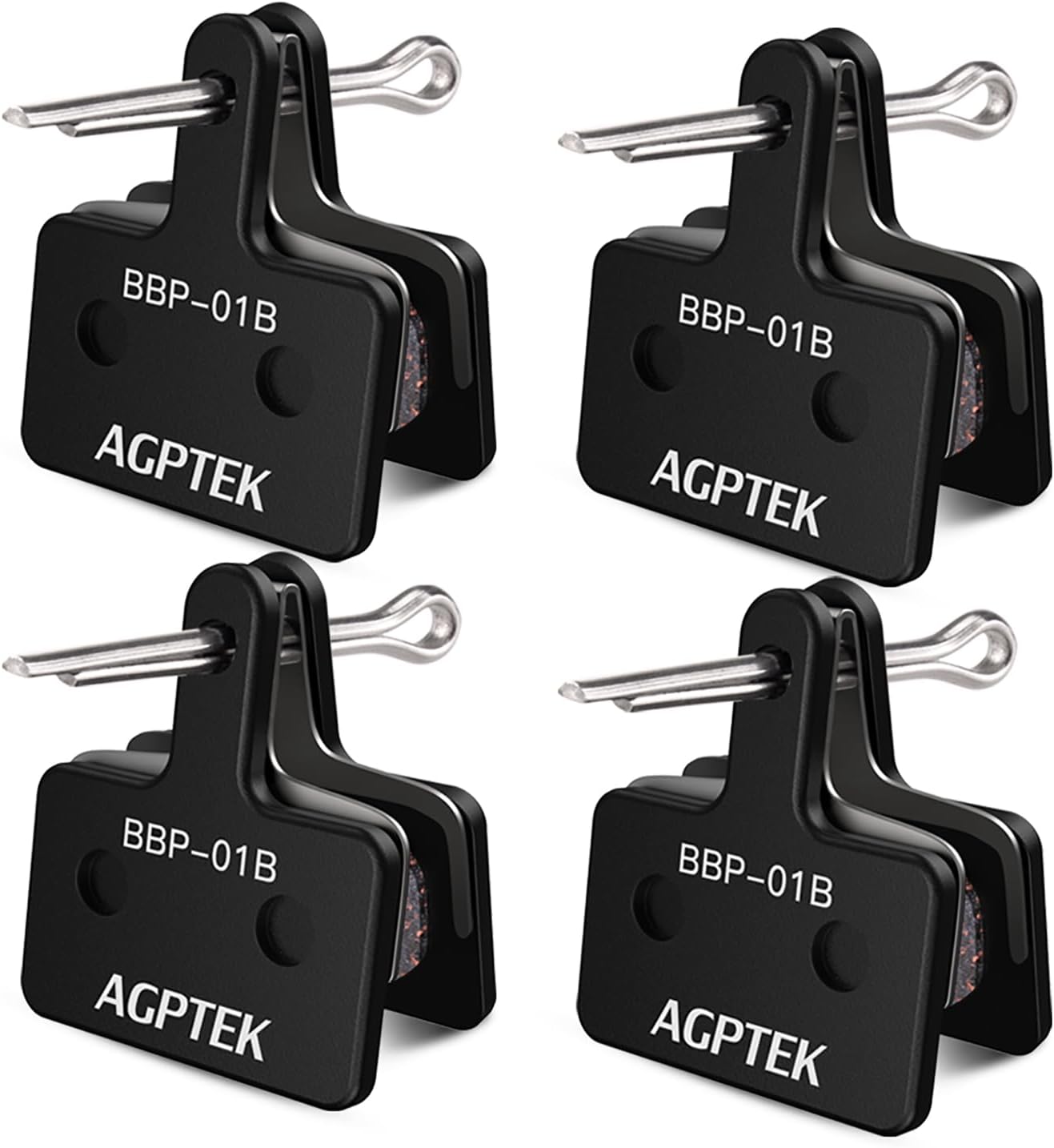 Detalle de AGPTEK 4X Bremsbeläge für Fahrräder: Scheibenbremsbeläge (4 Stück) für Mountainbike
