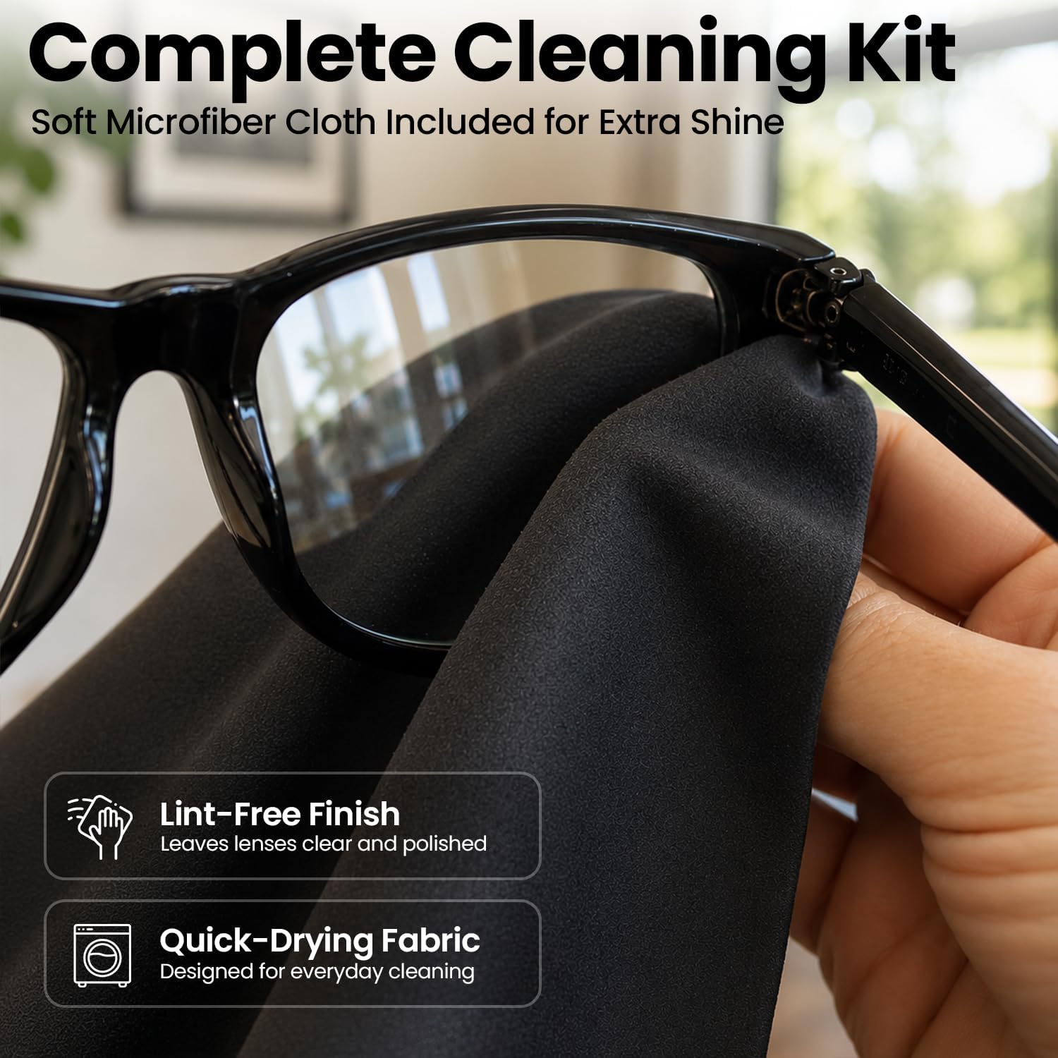 Detalle 1 de EVEO Lens Cleaning Wipes, 200 Count