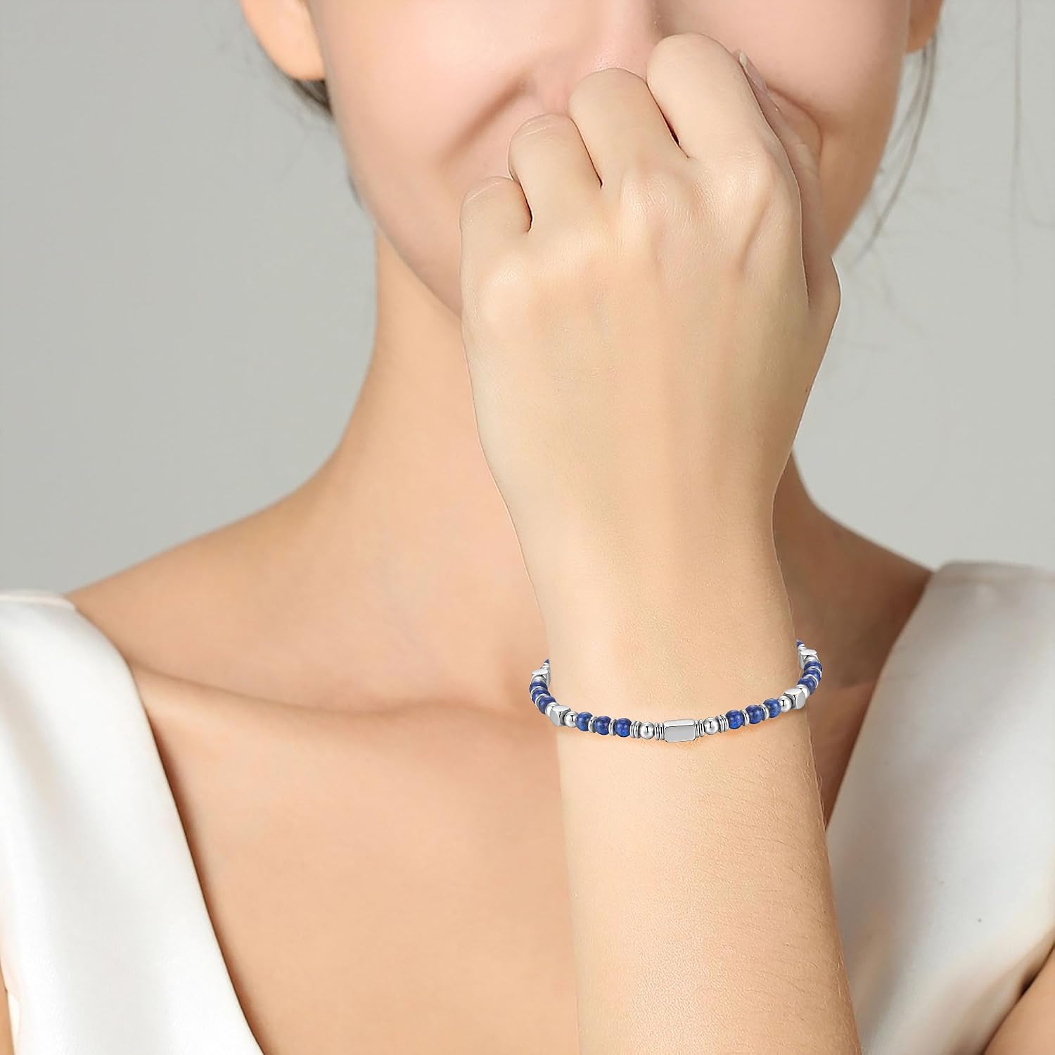 Thumbnail 6 de SIUMAL Bracciale bohémien in pietra