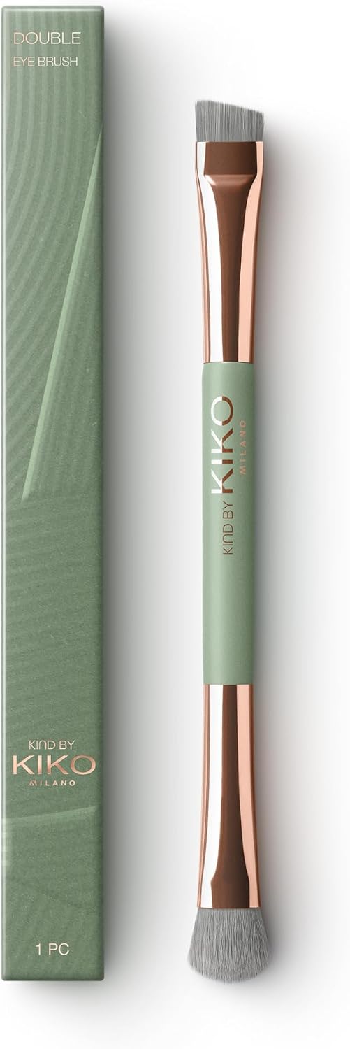 Detalle de Kiko Milano Kind by Kiko Double Eye Brush 01 Pennello occhi doppio per ombretti