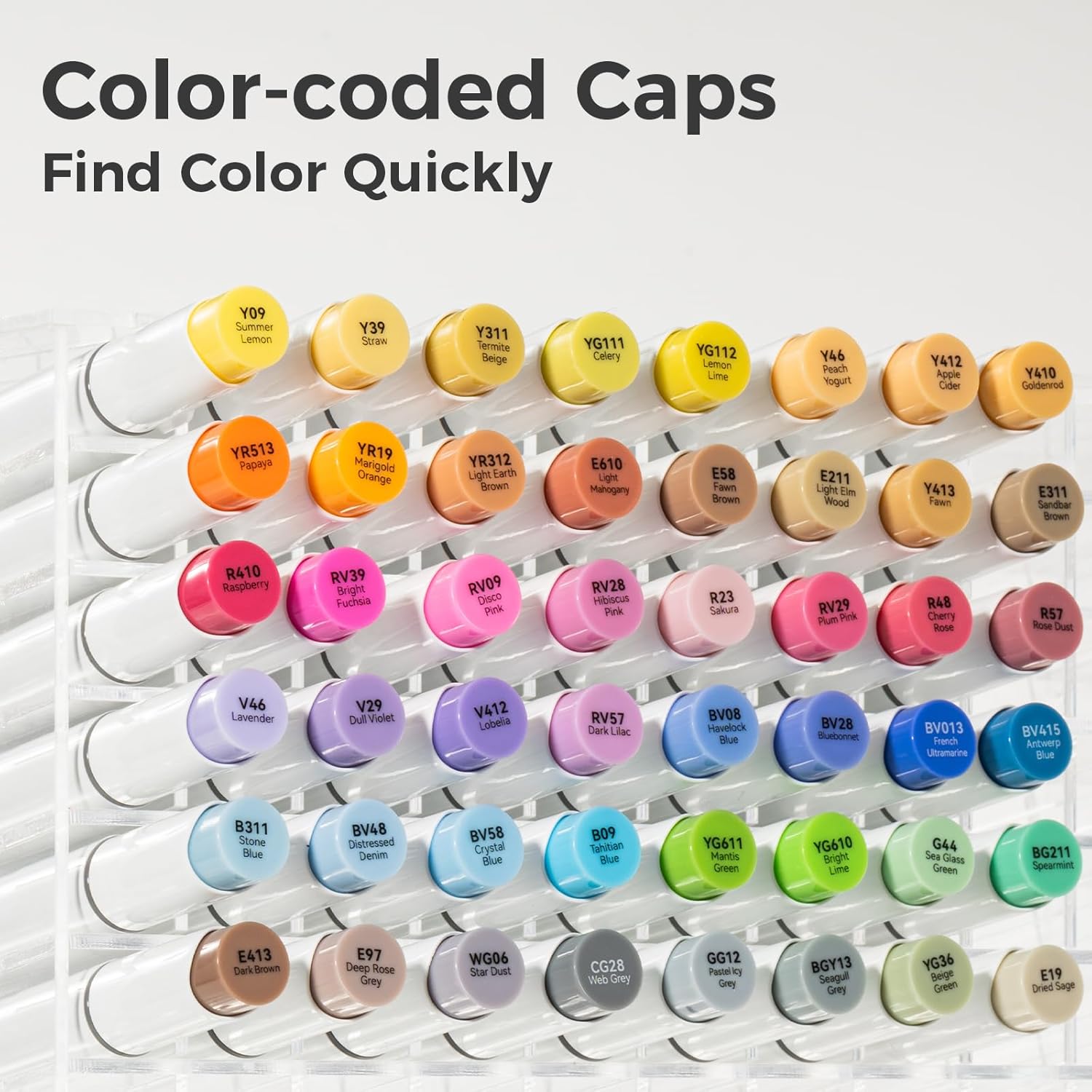 Thumbnail 3 de Ohuhu Honolulu Brush & Chisel Double Tipped Colouring Markers (Alcohol-Based) with Blender + Case