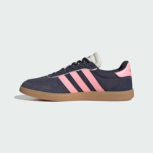 Detalle de adidas Damen Breaknet Sleek Shoes – Shadow Navy/Pink Spark/Off White, Größe 38 EU