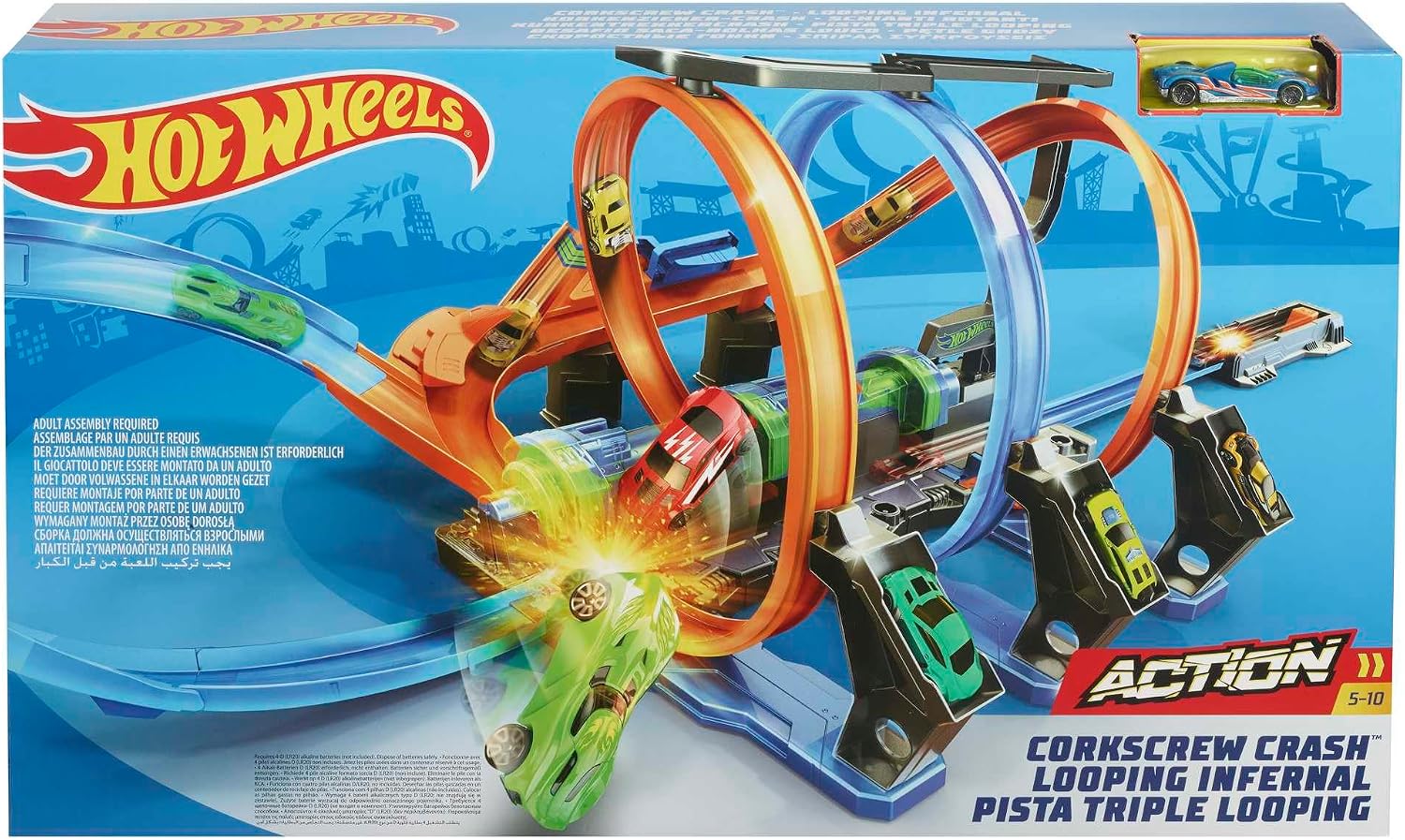 Thumbnail 5 de Hot Wheels FTB65 Autorennbahn 5 Jahre