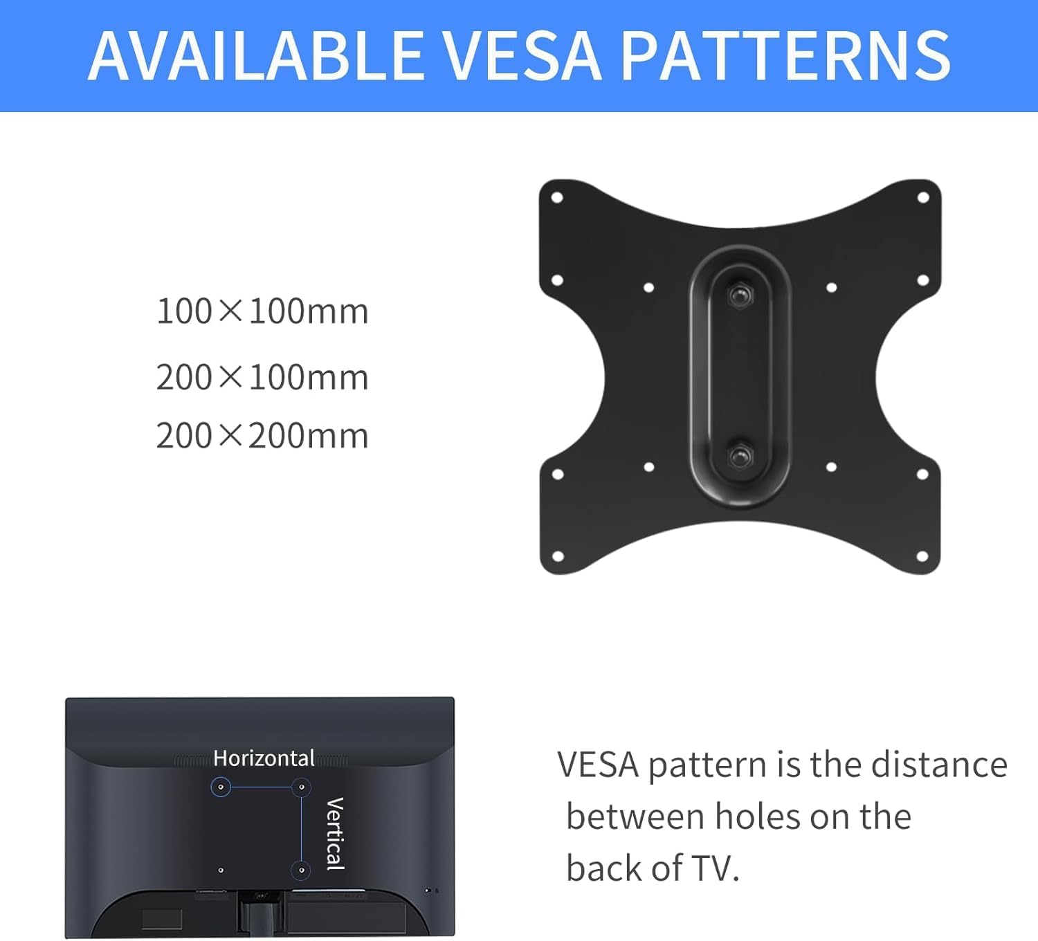 Thumbnail 6 de Suptek MC3260 Supporto TV da soffitto regolabile 23–43" con VESA fino a 200x200 e carico 35 kg