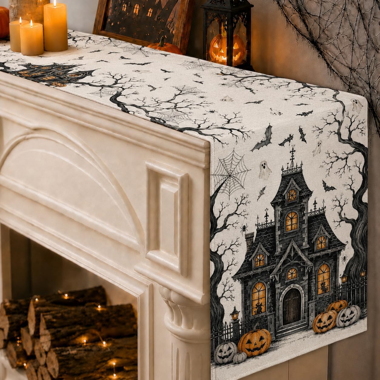 Thumbnail 2 de Halloween Table Runner 13 x 72 in
