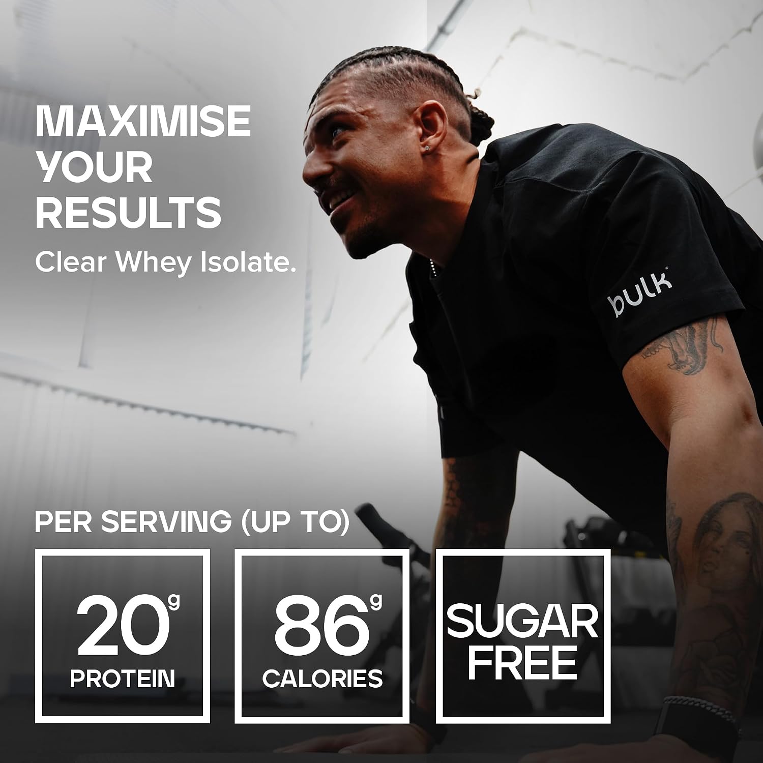 Detalle 2 de Bulk Clear Whey Isolate 2kg — 20g protein per serve 🥤