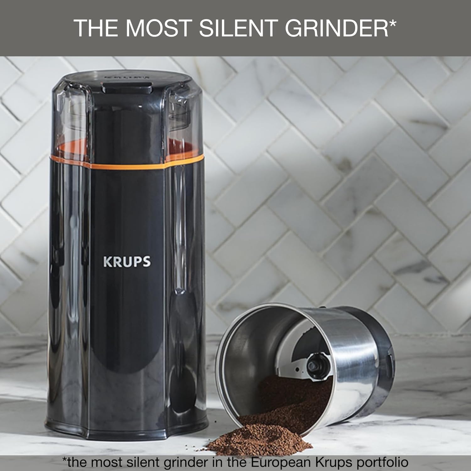 Thumbnail 1 de KRUPS Silent Vortex Coffee Grinder GX3328G0