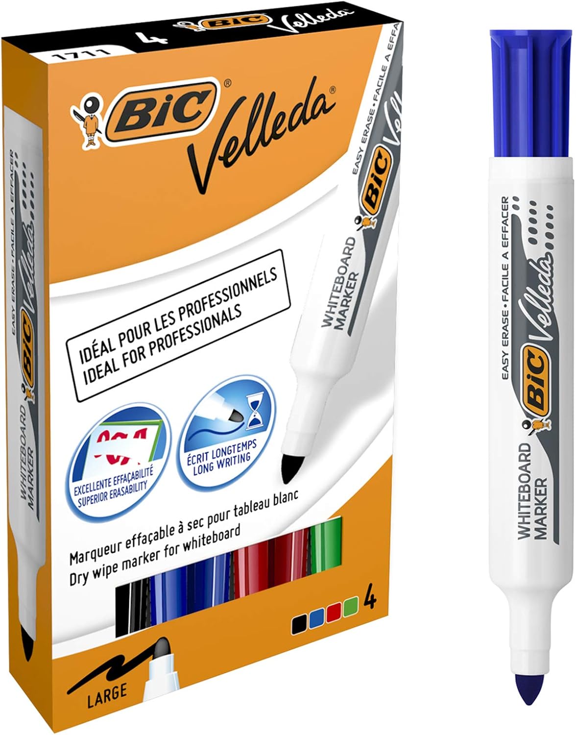 BIC Velleda 1711 feutres effaçables 4 🖊️