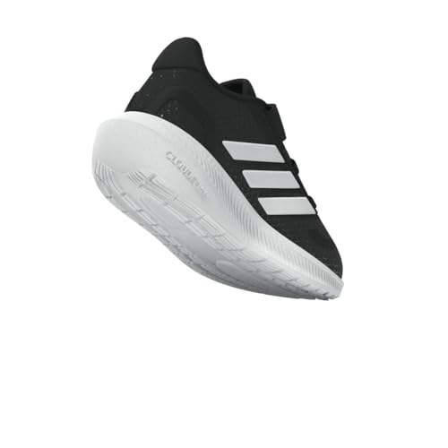Thumbnail 17 de adidas Unisex niños RUNFALCON 5: zapatillas con Cloudfoam y cordones elásticos, Core Black/Cloud White