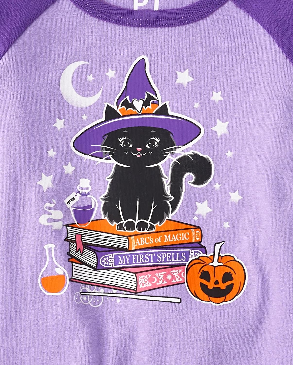 Thumbnail 2 de The Children's Place Baby and Kids' Halloween Pajama Set, Cotton Glow Cat