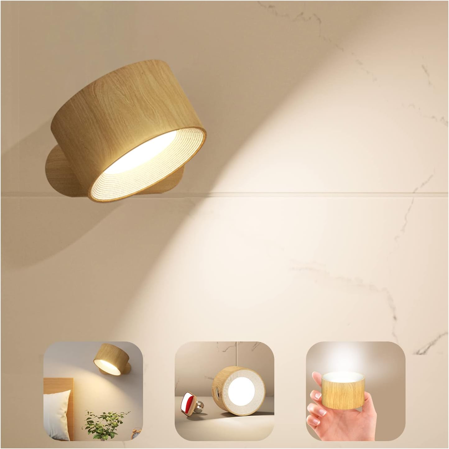 Thumbnail 6 de Koopala Rechargeable Wall Lamp 360° Rotation