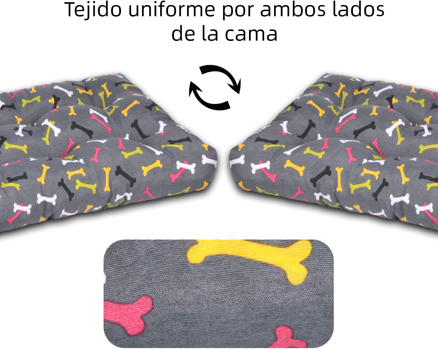 Thumbnail 3 de MERCURY TEXTIL Cama de Mascota Colchón Reversible