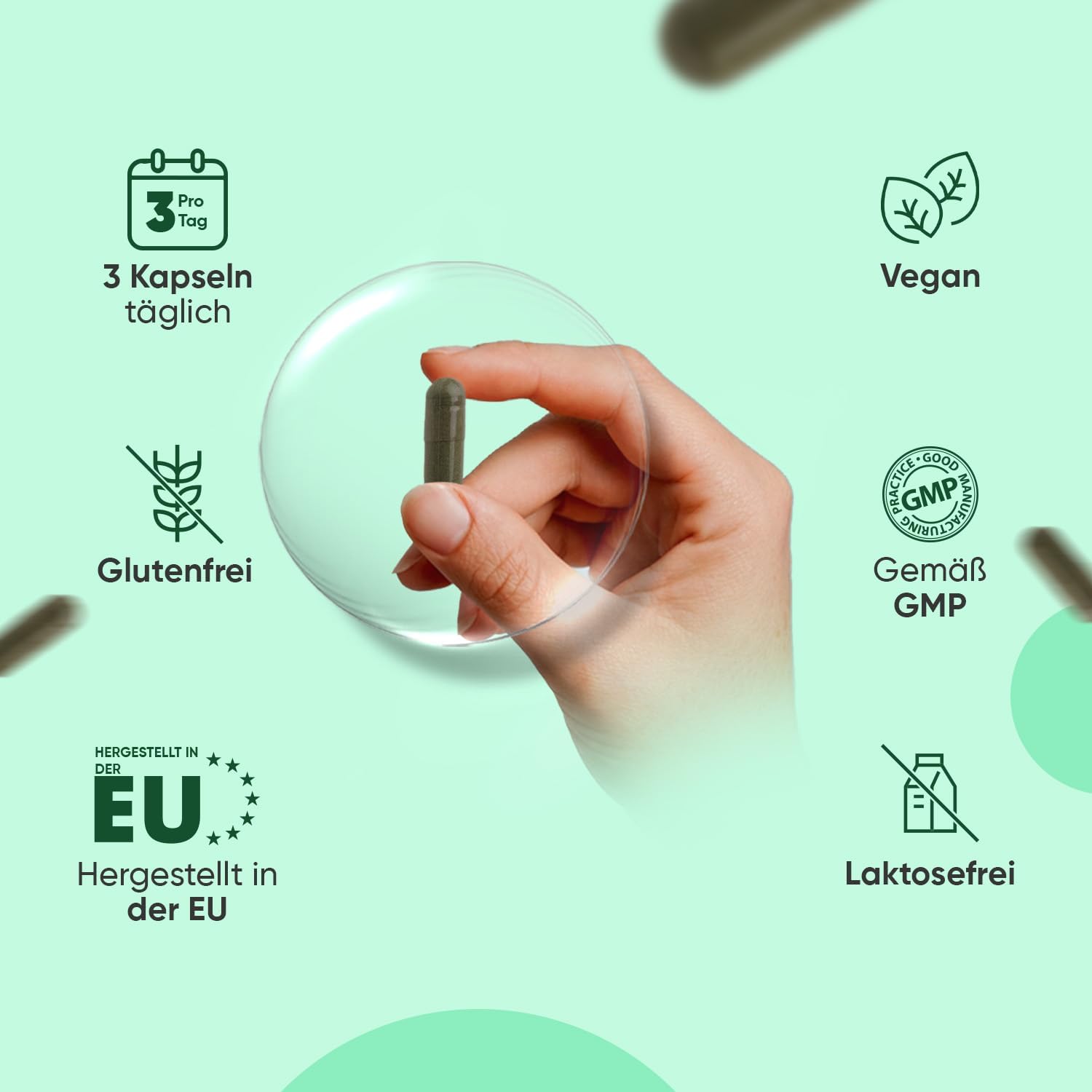 Thumbnail 5 de Bio Moringa Kapseln von WeightWorld – 180 vegane Kapseln mit 1650 mg Moringa täglich (3 Kapseln)
