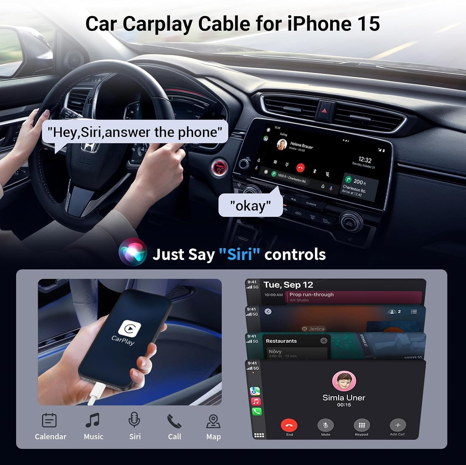 Thumbnail 3 de USB to USB‑C Fast Charging Cable 3‑Pack 1–2m